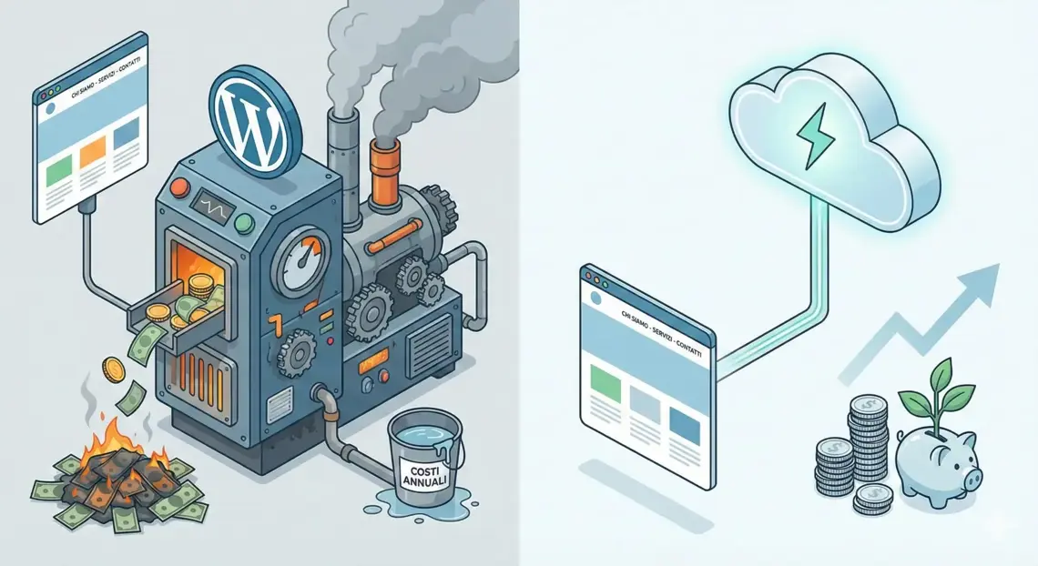Sito vetrina Wordpress