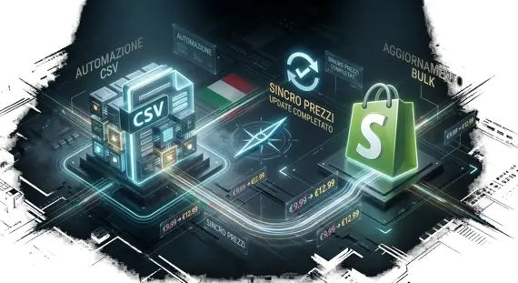 Aggiornare prezzi con csv shopify